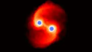 Collapse of a binary stellar system