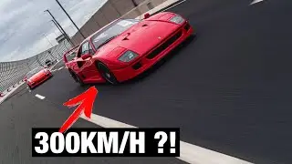 ON FAIT LA COURSE CONTRE UNE F40 !!