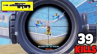 Proper Way To Use Flying Fish + Dslr Sniper in BGMI • (39 KILLS) • BGMI Gameplay