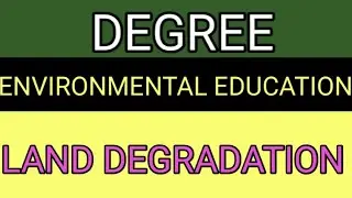 Land degradation