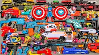 Collecting 7 Sniper Rifles and AK47 Guns Nerf Gun Water Gun Shotgun Light Gun M4A1 Gun P90 Gun
