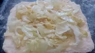 Пирог  с капустой! Очень вкусно!