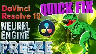 Quick Fix 24 Davinci Resolve Neural Engine Freeze 
