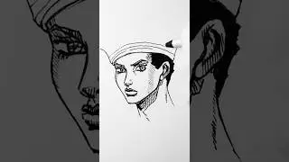 Рисуем Джоске & JOJOLION #shorts #jojo
