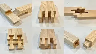 6 Woodwork Joints Wood Joinery and Strength Testing