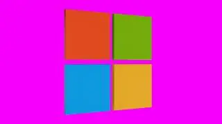 Microsoft Magenta Screen Logo Loop Chroma Animation