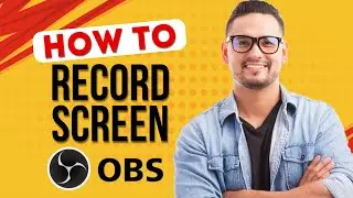 How To Record Screen With OBS Studio - Use OBS To Record Screen and Audio 2024 - Full Guide