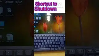 Shortcut key to shutdown your computer | Shutdown your Laptop using shortcut key #shortcutkeys