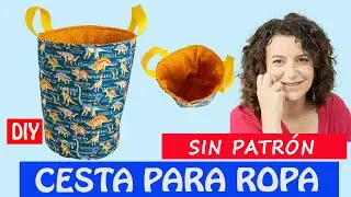 CESTA para la ROPA SUCIA |  paso a paso