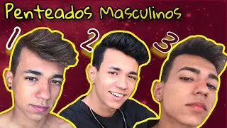 3 Penteados  Masculinos com Secador e Pomada (topete)