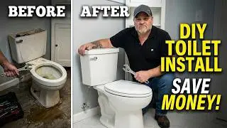 HOW TO INSTALL A TOILET DIY STEP-BY-STEP
