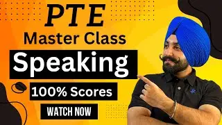 PTE speaking master class, how to get 90 scores in speaking, best templates ( Gurwinder Sir )