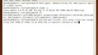 Linux 2.6.31 perf_counter x64 Local Root Exploit