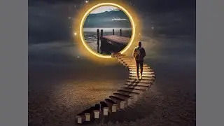 the portal photo manipulation - photoshop tutorial