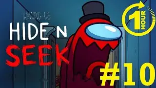 1 Hour of Among Us: HIDE N SEEK Gameplay #10 - No Commentary [4K UHD 60FPS]
