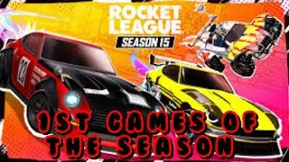 Rocket league Season 15 1st Games Of The Season