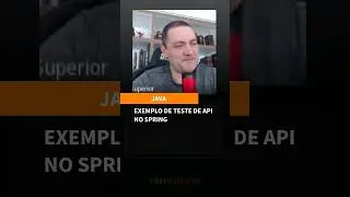 Exemplo de teste de API no Spring