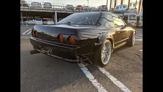1991/03 Nissan Skyline Coupe RB26DETT SWAP! 5MT Rocket Bunny Fenders! Work Meister S2 18inch Wheels!
