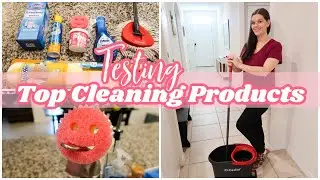 TESTING TOP CLEANING PRODUCTS | SEVEN CLEANING PRODUCTS YOU SHOULD TRY!