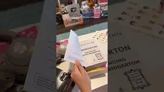 my favorite part of getting a new book !! book stamp !! #books #booktok