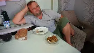 Не удержали Что стало с отцом Ужин с картошкой и грибами Строим навес для дома Распаковка вещей