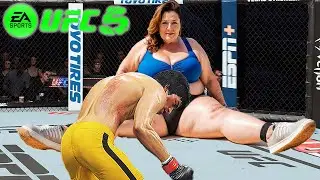🐲 UFC5 Bruce Lee vs Elderly Woman UFC 5 - Super Fight 🐲