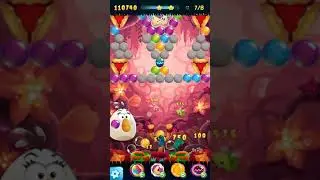 Angry Birds POP Bubble Shooter - Level 44. Gameplay