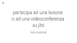 Come partecipare ad una videoconferenza o a una lezione online con Jitzi