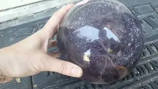 unboxing a 7kg flurite sphere from china