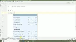 #22  Python Tutorial for Beginners | Infinite Looping Using  While Loop in Python.