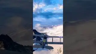 Воздушный бой британских и германских ВВС в 1-й мировой войне.