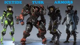 Anthem Icetide Tusk Armors Showcase