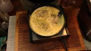 cooking creamy garlic parmesan chicken