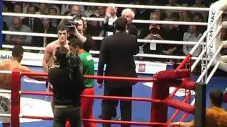 РОССИЯ-МАРОККО бой за звание чемпиона мира по кикбоксингу. красивый нокаут..