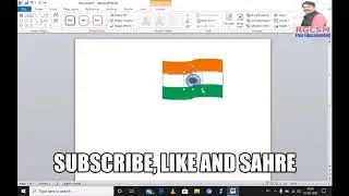 How to Make Indian Flag in MS-Word