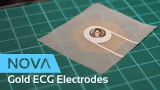 Printing ECG Electrodes with Gold Ink on Voltera NOVA