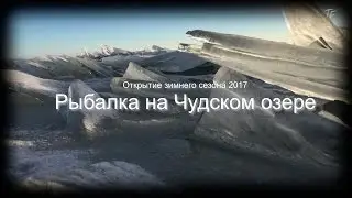Зимняя рыбалка на Чудском озере - январь 2017 (Chudskoe)