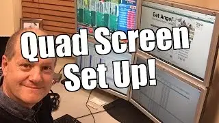 Betfair trading - Quad screen set up