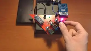 Demonstration | RFID Desk Lamp with RGB Color Scheme Lock
