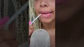 asmr ✨ mouth sounds + lipgloss