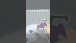 I found a portal gun😭🤣 #vr #gorillatagfun #gorillatagmods #funny #recroom #vr  #gtag #gaming