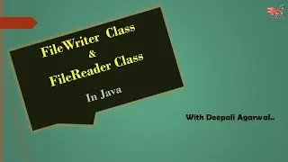 #53 FileReader & FileWriter Class in Java With Example| File Handling | CORE JAVA|HINDI