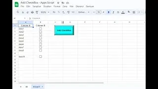Google Sheets Hack: Auto-Add Checkboxes in Column B for Empty Rows in Column A Using Apps Script