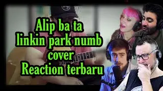 Reaction alip ba ta sub indo || linkin park - numb fingerstyle cover