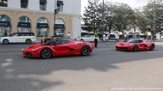 Two LaFerrari's in Beverly Hills