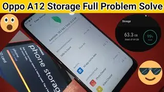 Oppo A12 phone storage full problem solve
