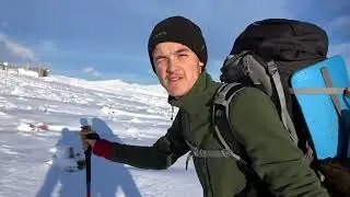 Зимой в палатке на самой высокой горе Крыма