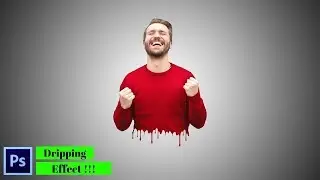 Photoshop Dripping Effect Editing Tutorial | Photoshop Splatter Effect | Photoshop Editing