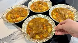Gjella mish me patate dhe karrota për 6 persona 👌🤤