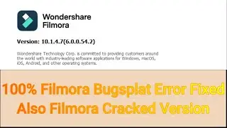 How to Fixed Filmora Bugsplat Error Urdu/hindi